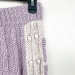 Love Shack Fancy Landana Alpaca Wool Knit Joggers Womens XS Purple Cottagecore Photo 6
