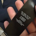 Aritzia Effortless Linen Wide Leg Trouser Pants In Dark Night Navy Size 14 NWT Photo 5