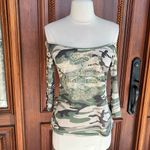Wet Seal Camo Off Shoulder Shirt Photo 7