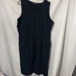 Talbots T by Classic NAVY ATHLETIC Dress WO SIZE XL DRAWSTRING WAIST POCKETS Photo 5