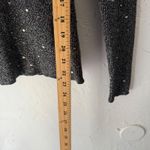 Dressbarn Collection Y2k Sequin Top Size Small Swifty Mock Neck Sparkly Party‎ Gray Photo 3