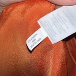 J.Crew  NWT One Shoulder Ocho Silk Blend Orange Plaid Dress with Bows Size 2 Photo 11