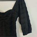 NWT Klesis Black Ruffle Sweetheart Mini Dress Size Small Photo 3