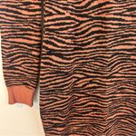 EXPRESS  Negin Mirsalehi Anima Brown/Black Long Sleeve Sweater Midi Dress Small Photo 8