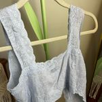 Sky to Moon  Eyelet Tie Top Photo 5