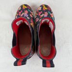 Joules Wellibob Women's Floral Print Navy‎ Red Ankle Rain Boots Size US 7 Blue Photo 6