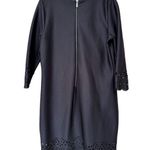 Allen B.Laser Cut Scuba Classic
Evening Dress ABS Black Size XL Photo 3