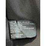 Club Monaco  Italian Wool Leather Trim Collar Sleeve Coat Black M Medium Photo 7