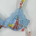 Free People ‎ x We Are Hah After Hours Bra Sz 30-38B Kyoto Kimono French Blue New Photo 5