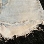 Levi's Levi Wedgie Distressed High Rise Shorts Frayed Hem Light Blue Denim Size 26 Photo 12