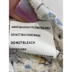 Solitaire Ruffled Floral Print Eyelet Paisley Embroidered Boho Blouse Size Large Photo 5