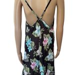 Petra Fashions Vintage 90s Tropical Boho Floral Cowl Neck Lingerie Slip Dress Photo 5