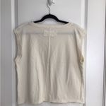 We The Free Free People  White Sleeveless Cotton Top Grunge Womens Size Small Photo 1