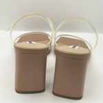 Steve Madden Lilah translucent straps block heel tan sandals women’s Size 9.5 Photo 5