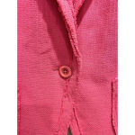Peter Nygard Nygard Collection Blazer‎ Jacket Women's Size 14 Pink Silk Blend Photo 2