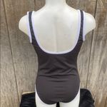 New Woman’s Black and White One Piece Swimwear with Scoop Neckline Size Medium Photo 4