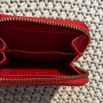 Valentino Red Textured small Wallet Photo 2