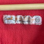 NWT Manta Del Lago Short Sleeve Dress Small Peach Boho Shark Bite Hem Orange Photo 4