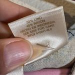 Bobbie Brooks Blue Garden Print Midi Shift Dress Womens L Linen Flower Vintage Size L Photo 7