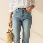 Marine layer  White Cotton‎ Dobby Button Down Blouse Womens Small Textured  Shirt Photo 0