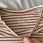 Stripped scoop neck long sleeve Size M Photo 1