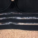 Victoria's Secret Victoria’s Secret T-shirt Demi Women’s Black Sheer Striped Padded Bra size 32D Photo 1