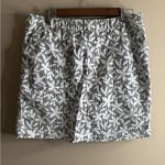 Lands' End black and white floral skort size 14 Photo 2