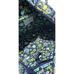 Vera Bradley Vintage Duffle LARGE TRAVELER Bag Flower Daisys Blue Green Bag Photo 13