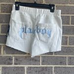 PacSun  grey cutoff playboy bunny sweat shorts size small NWT Photo 1