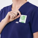 FIGS Catarina one pocket scrub top women’s nurse scrubs navy blue Size XL Photo 10