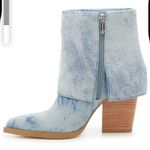 Jessica Simpson  Lerra 2 foldover western  embellished chunky heel bootie  SZ 11M Photo 4