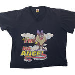 Looney Tunes Vintage Tazmanian “I’m No Angel” She Devil Tee Size 18/20 Photo 0
