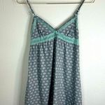 XOXO Gray Lace Trim Babydoll Nightie Sleep Dress Small Adjustable Straps Cute Photo 0