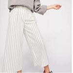 Free People  Paperbag High Waisted Pinstripe Wide Leg Crop Pants Photo 5
