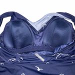 Lands' End Lands’ End Slender Suit V Neck Wrap Swim Dress One Piece Swimsuit size 14 Photo 4