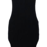 Magaschoni  Black Ribbed Sleeveless Sweater Dress Size XL Photo 0