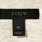 J.Crew Size Medium Pom Pom Grey Cream Crewneck Sweatshirt Womens Photo 2