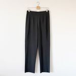 Misook  Straight Leg Knit Pant in Charcoal Grey Size M Photo 2