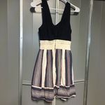 Three Hearts THREE PINK HEARTS Navy Blue Tank Top Dress Small Fit & Flare Photo 1