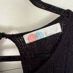 Free People  Beach Women’s XL Black Ribbed Wide Leg Jumpsuit Photo 3