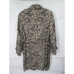 Jones Wear Animal Print Long Belted Coat Women 12 Brown Boho Chic Indie Indie Photo 1