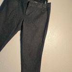 Banana Republic  Sloan Black Straight Capri Leg Pants SZ 0 Petite Trousers Formal Photo 6