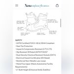 NEW Xena Leather Inertia Safety Steel Toe Work Boots Stylish for Women Tan Size 8 Photo 5