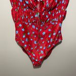 J.Crew NWT Ruched Cutout One Piece Swimsuit Brushed Daisy Print Photo 2