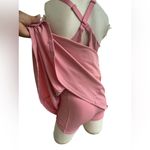 Pink Sleeveless Halter Sundress Size L Photo 4