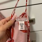 Victoria's Secret Victoria’s Secret Chalk Rose Bow Satin Pajamas Photo 5