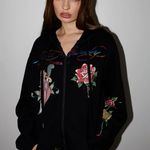Ed Hardy - DAGGER GIRL ZIP FRONT HOODIE Photo 0