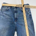 AGOLDE Jeans Womens Size 28 Blue Pinch Waist High Rise Skinny Crop Denim Raw Hem Photo 5