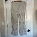 J. Jill Wide Leg Pants Women's Size 12 Stretch Khaki Linen Rayon Blend FLAW Tan Photo 2