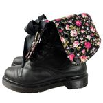 Dr. Martens Dr Doc Martens Triumph Aimilita mirage floral biker leather boots Size 5 Satin Photo 4
